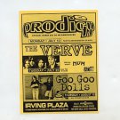 Prodigy The Verve Hum Goo Goo Dolls 1995 Irving Plaza NYC Concert Handbill