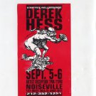 Derek Hess Concert Poster Artist Reception 1997 Noiseville NYC Handbill