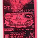Big Head Todd Silverchair Widespread Panic 1997 NYC Concert Handbill