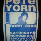 Pete Yorn 2000 Seattle Concert Poster 11x17