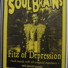 Soul Brains 2000 Graceland Seattle Concert Poster 11x17