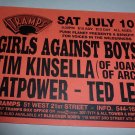 Girls Against Boys Cat Power 1999 Tramps NYC Concert Handbill Card