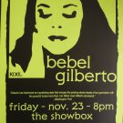 Bebel Gilberto 2001 Showbox Seattle Concert Poster