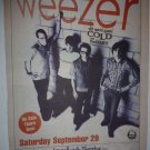 WEEZER 2001 Jones Beach NY Newspaper Concert Poster Type AD