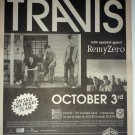Travis 2001 Radio City Music Hall NYC Newspaper Concert Poster AD