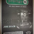 PRODIGY 1998 NYC Newspaper Concert Poster AD