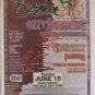 The Black Crowes Rat Dog 1997 Furthur Fest Newspaper Concert Poster AD