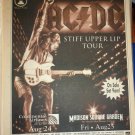 AC/DC 2000 Madison Square Garden NYC Newspaper Concert Poster AD