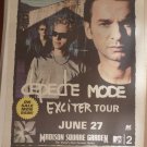 Depeche Mode 2001 Madison Square Garden Newspaper Concert Poster AD