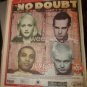 No Doubt Weezer 1997 MSG NYC Newspaper Concert Poster AD