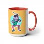Two-Tone Coffee Mugs, 15oz