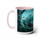 Two-Tone Coffee Mugs, 15oz