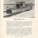 1953 Huckins Yacht Corp Ad- The Sportsman 40