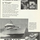 1966 Trojan Boat Company Ad- The 33' Sea Skiff Express