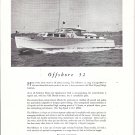 1954 Huckins Yacht Corp Ad- The Offshore 52
