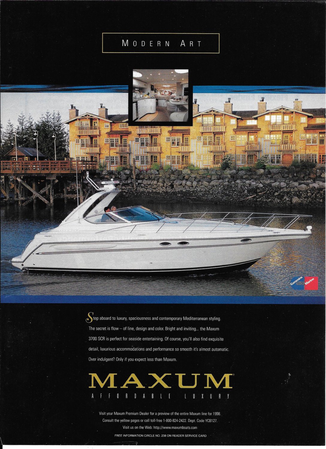 Maxum Boat Colors 1998 maxum boats color ad the 3700 scr Maxum Boat Colors 1998 maxum boats color ad the 3700 scr