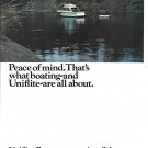 1973 Uniflite 36' Sport Sedan Boat Color Ad- Nice Photo