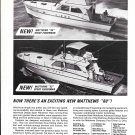 1966 Matthews Yachts Ad- Nice Photo of 45 Sport & 53 Sport