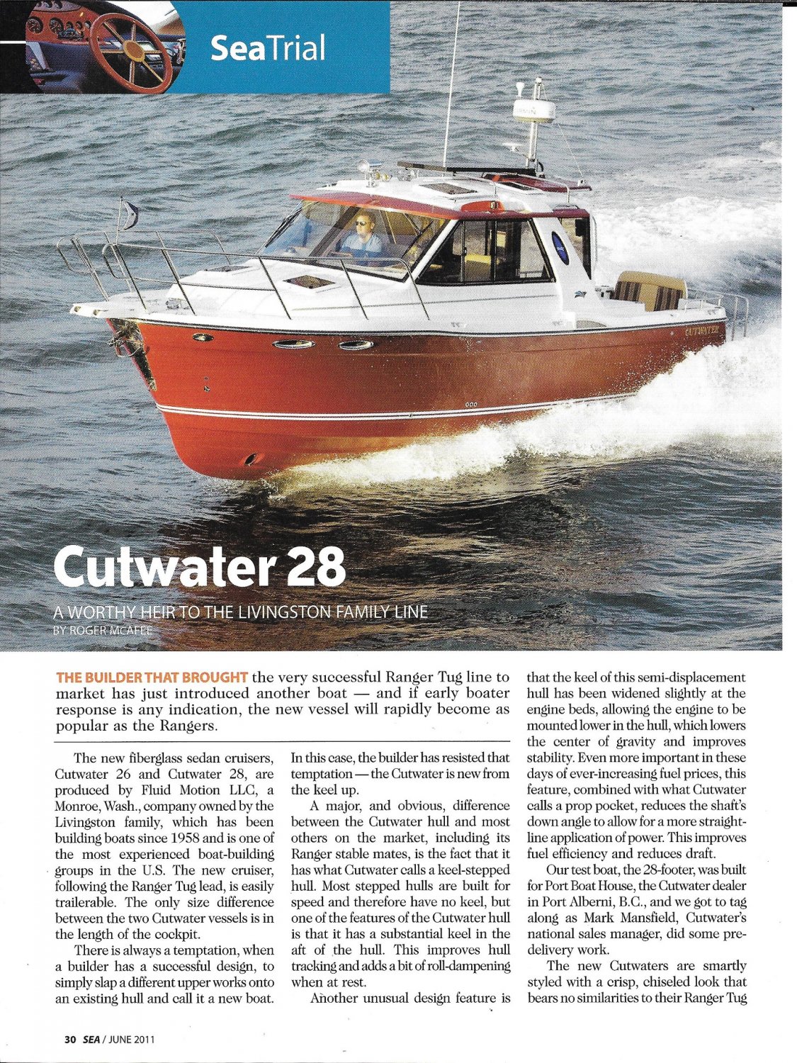 2011 Cutwater 28 Boat Review & Specs Nice Photos