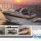 1985 Cruisers Vee Sport 266/ 26' Boat Color Ad- Nice Photo