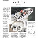 1996 Cobalt 23LS Boat Review- Specs & Nice Photo