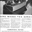 1941 Huckins Fairform Flyer Yacht Ad- Great Photo