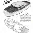 1952 Chris- Craft 31' Enclosed Cruiser Ad- Nice Drawings