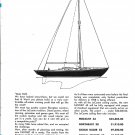 1967 A. Lecomte 45' Fastnet Yacht Ad- Drawing