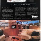 1997 Viking 60 Sport Cruiser Yacht Color Ad- Nice Photos