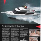 1991 Tollycraft 39' Sport Craft Yacht Color Ad- Nice Photo