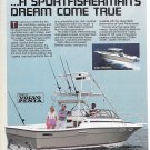 1985 Bayliner 2860 Trophy Boat Color Ad- Nice Photo