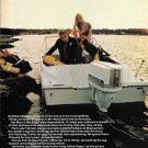 1972 Chrysler Boat & 55 HP Outboard Motor Color Ad- Nice Photo- Hot Girl