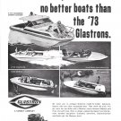 1973 Glastron Boats Ad- Photos of 5 Models