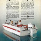 1973 Chrysler Marine 35 HP Outboard Motor & Chrysler Boat Ad- Hot Girl
