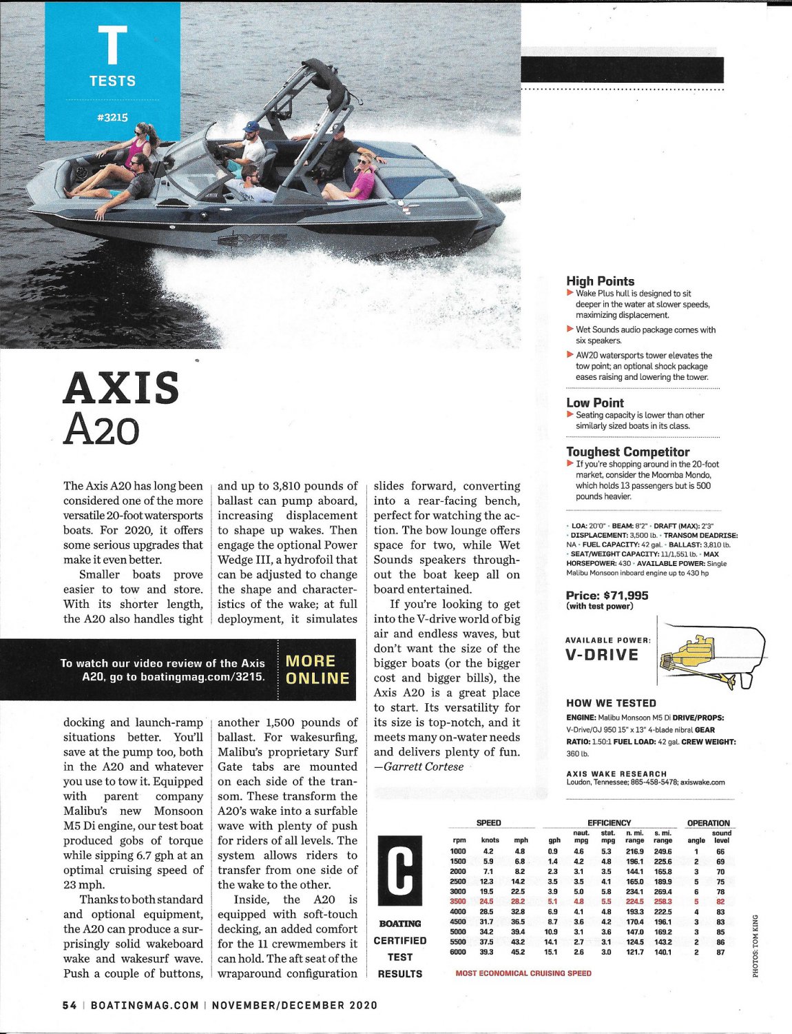 2021 Axis A20 Boat Review Boat Specs & Photo