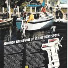 1979 Johnson Outboard Motors Color Ad- Photo of 4 & 9.9 HP