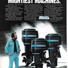 1979 Mercury Marine Color Ad- Nice Photo 3 Blue Max Outboard Motors
