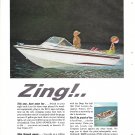 1967 Larson Volero 17' Boat 2 Page Color Ad- Nice Photo