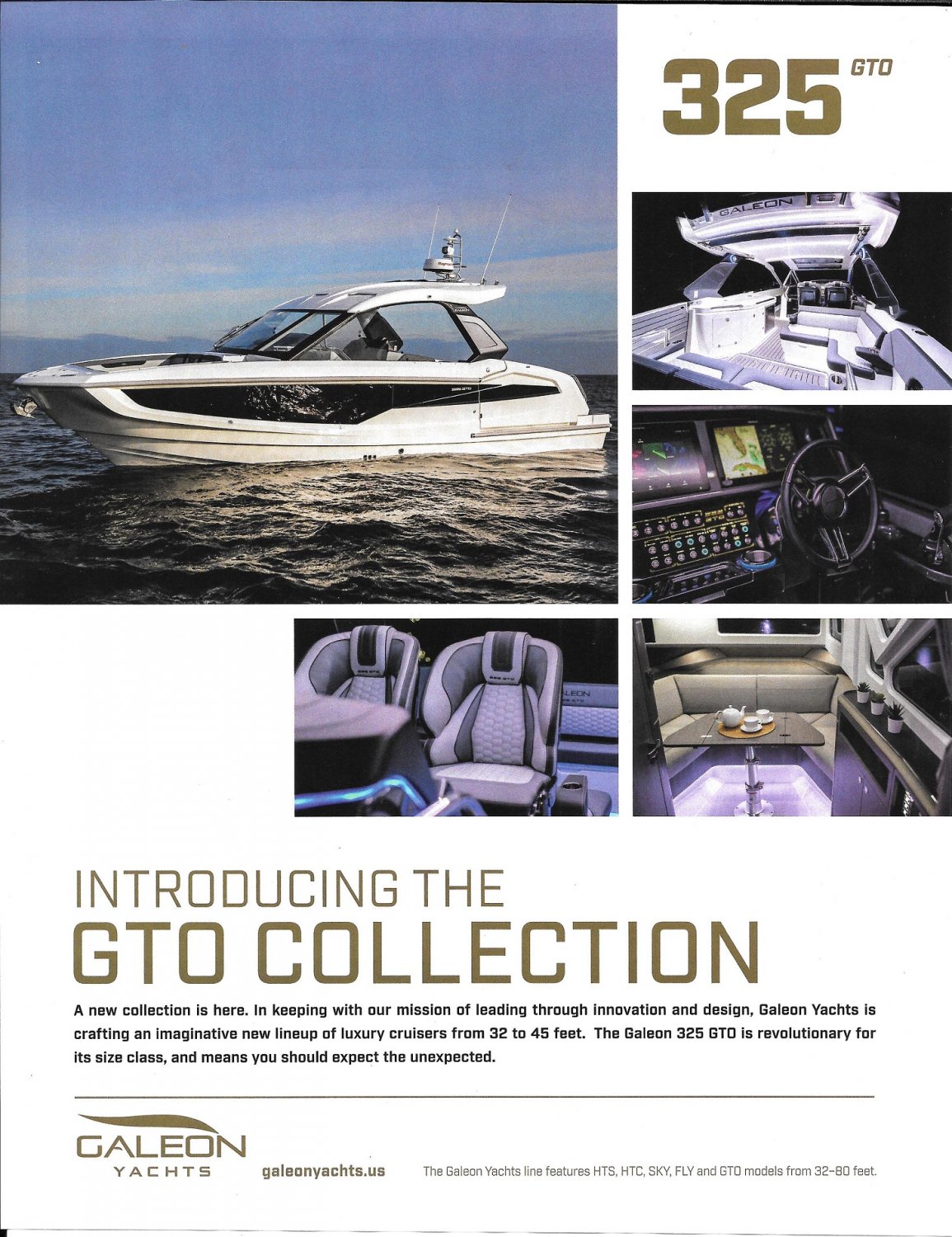 2021 Galeon 325 GTO Yacht Color Ad- Nice Photos