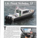 2021 Life Proof Yachtline 33 Boat Review- Boat Specs & Nice Photos