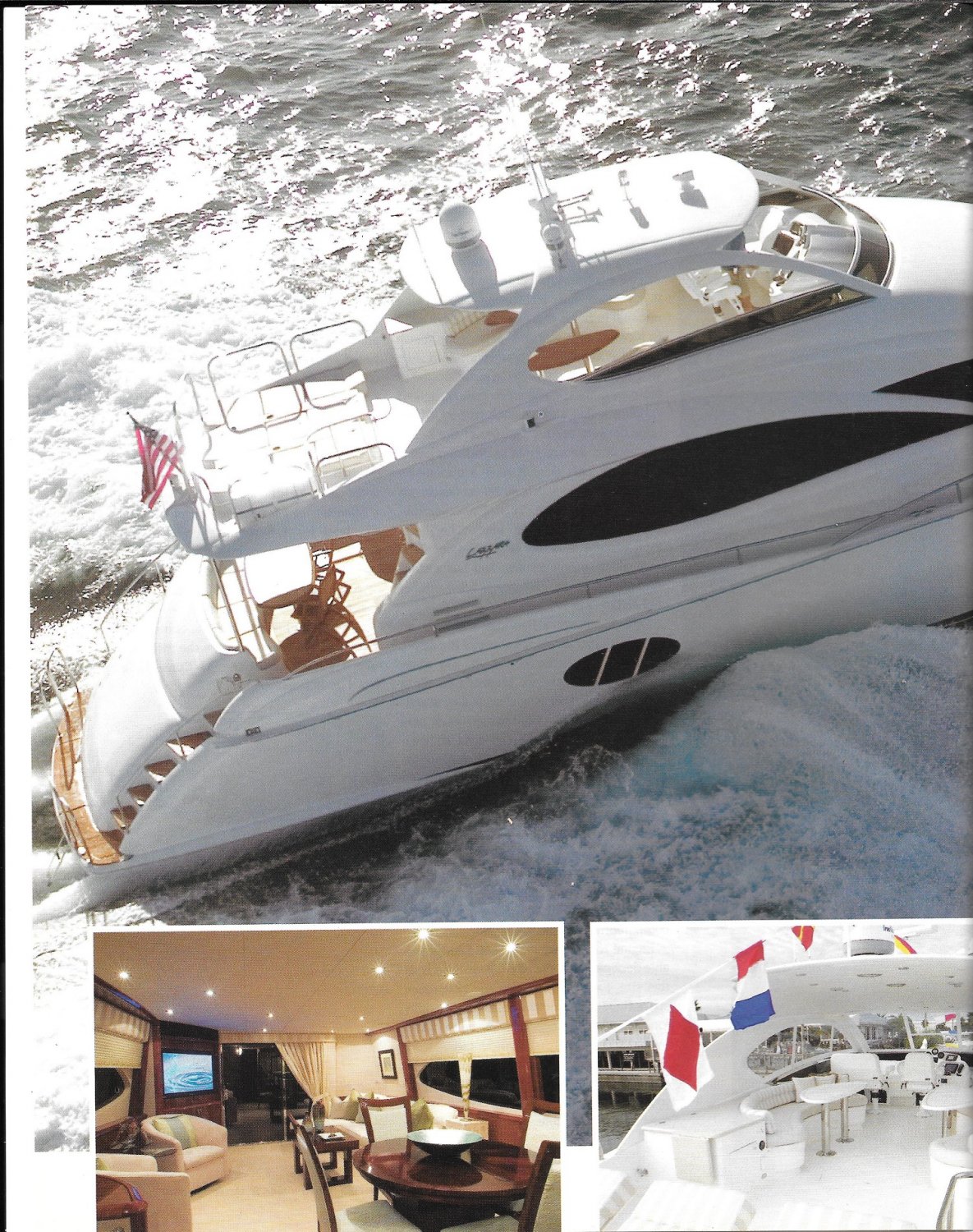 2007 Lazzara 68 Sport Yacht Review- Nice Photos & Boat Specs