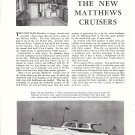 1946 Matthews 39' Cruiser Yacht Ad- Nice Drawings