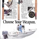 1997 Wahoo 21 Bayhunter Boat Color Ad- Nice Photo