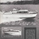 1958 Roamer Steel Boats Ad- Nice Photo 28 Express Cruiser