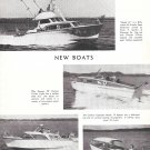 1958 Trojan 27- Century 19- Roamer 35 & Richardson 40 New Boats Ad- Photos