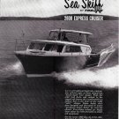 1964 Trojan Boat Co Ad- Nice Photo Sea Skiff 2800 Express Cruiser