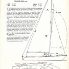1963 Peter R Smyth 24' Fiberglass Sloop Ad- Boat Specs & Drawing