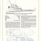 1974 Hargrave 66' & S & S 79 Double Boats 2 Page Ad- Boat Specs & Drawings