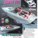 1997 Stingray 220cs & Cruisers 3870 3 Page Double Boats Color Ads- Nice Photos