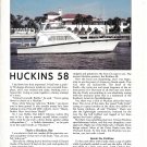 1983 Huckins- Kirkline 58 Boat Review- Nice Photos & Boat Specs